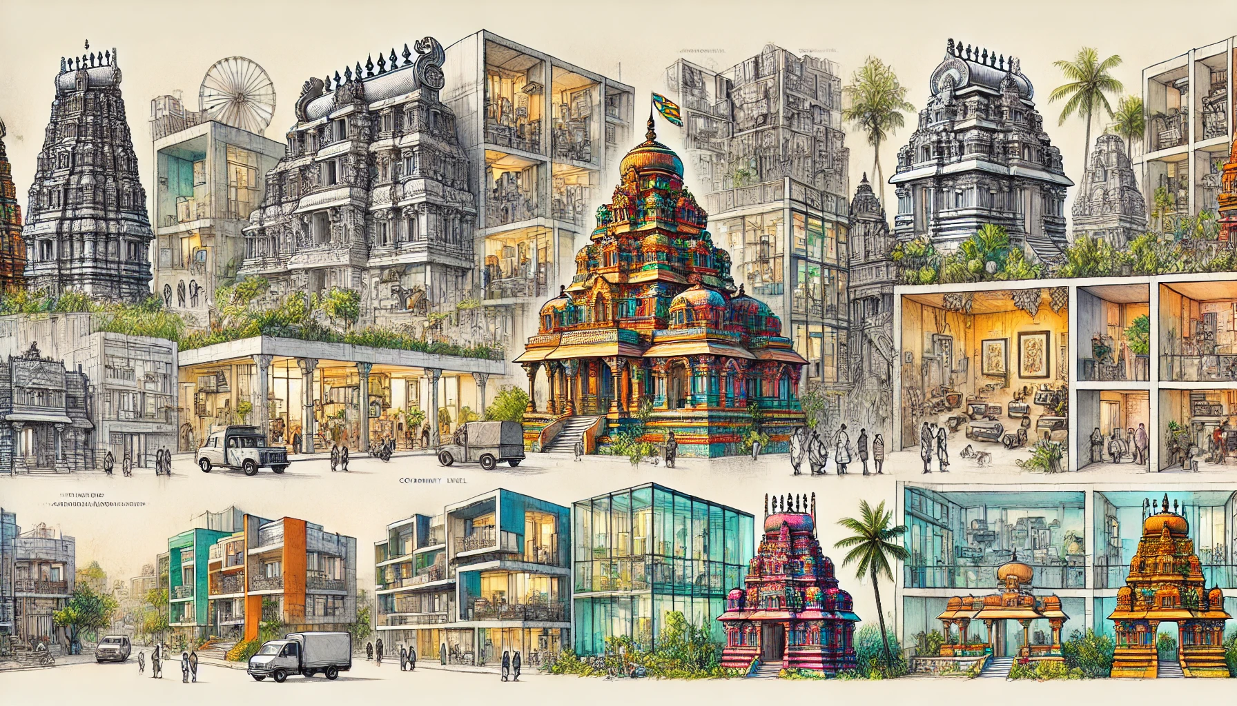 Indian architects / visual study